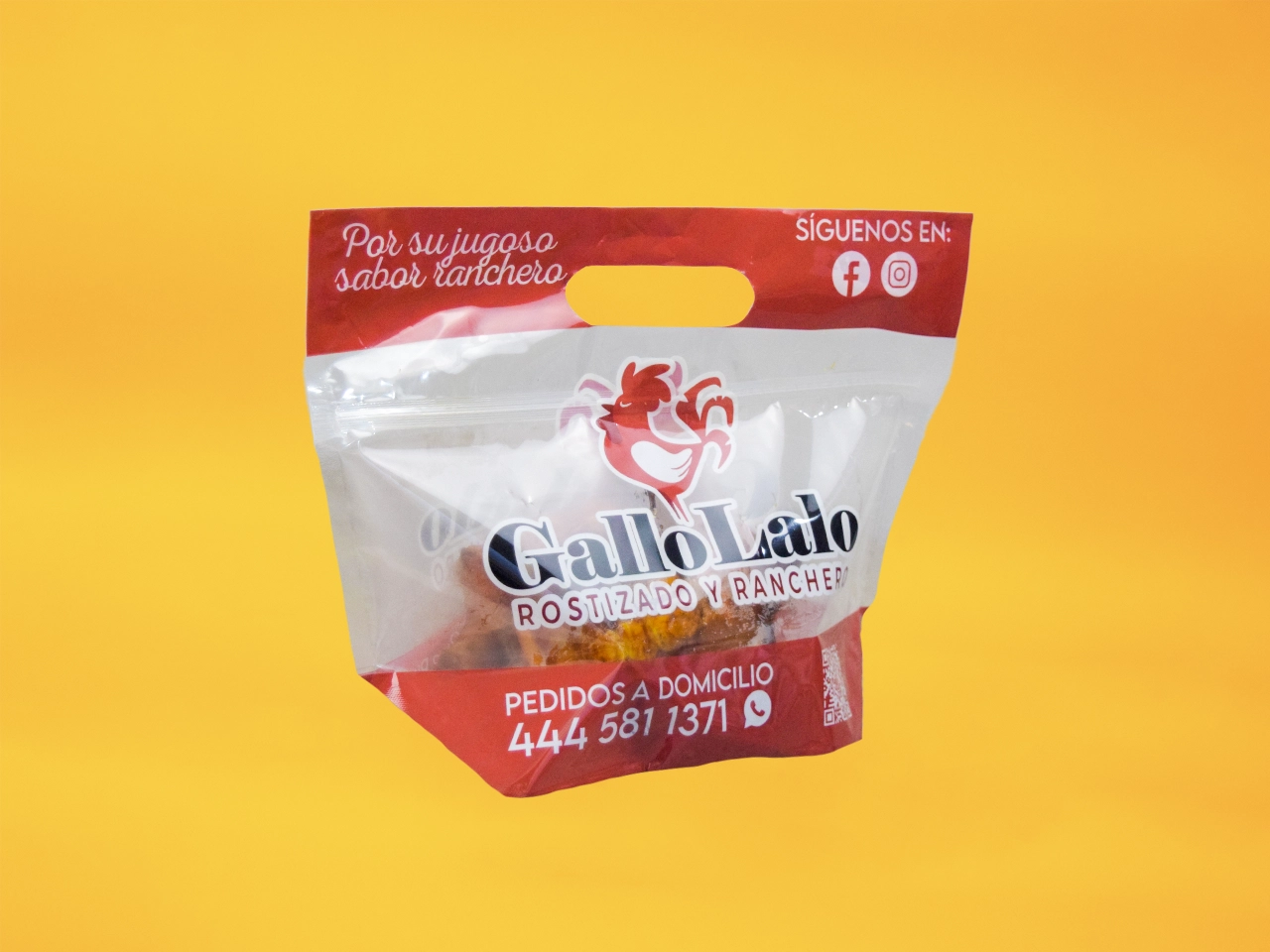 bolsa de pollo